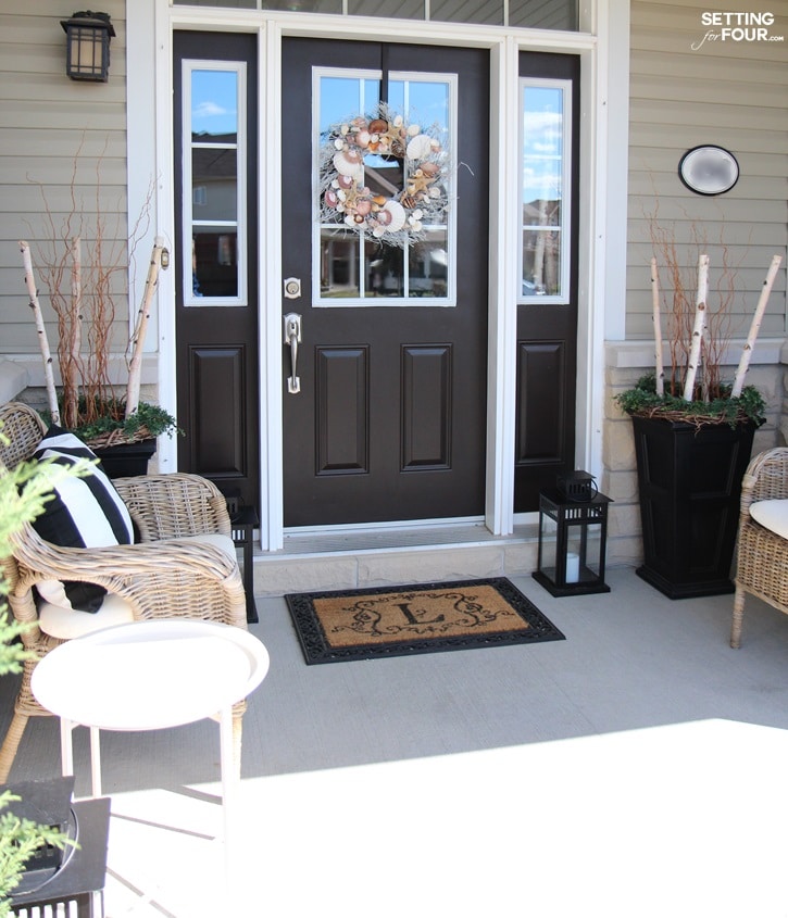 Summer front porch decorating ideas.