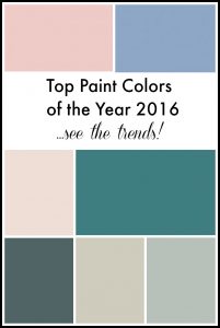 Top Paint Colors of the Year for 2016 - see the top paint companies popular color picks of the year! Here are all of the hot new color trends and amazing inspiration for your next DIY Decor paint projecTop Paint Colors of the Year for 2016 - see the top paint companies popular color picks of the year! Here are all of the hot new color trends and amazing inspiration for your next DIY Decor paint project! Color your home in style!t! Color your home in style!