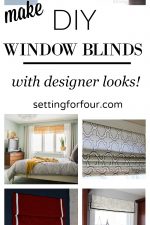 Make these affordable and stylish DIY window blinds and shades for your home! Gorgeous DIY decor ideas to give your rooms a designer look!