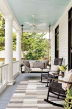 Haint Blue Paint Color Porch Ceiling color idea