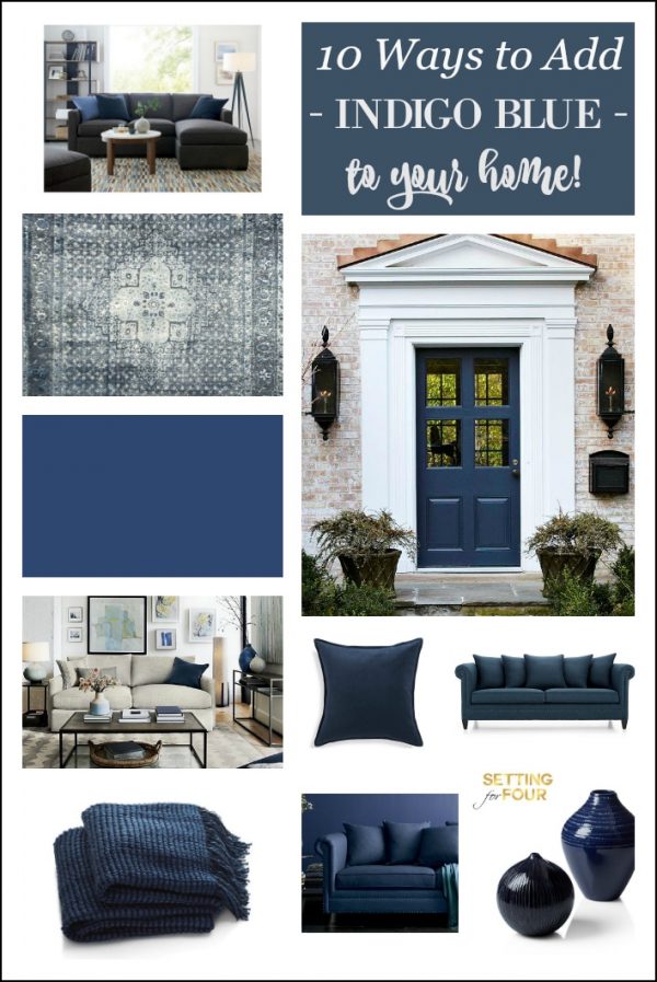 Indigo Blue 10 Amazing Ways To Add It To Your Home Setting For Four