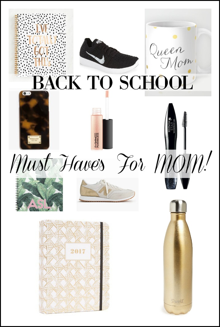 Back to School Must Have's for Moms! See all the fashion and organization essentials an on-the-go Mom needs to tackle another busy school year!