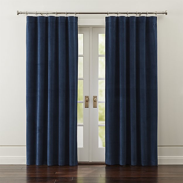 Blue Curtains - these will look fabulous in a den, living room, home office and bedroom.