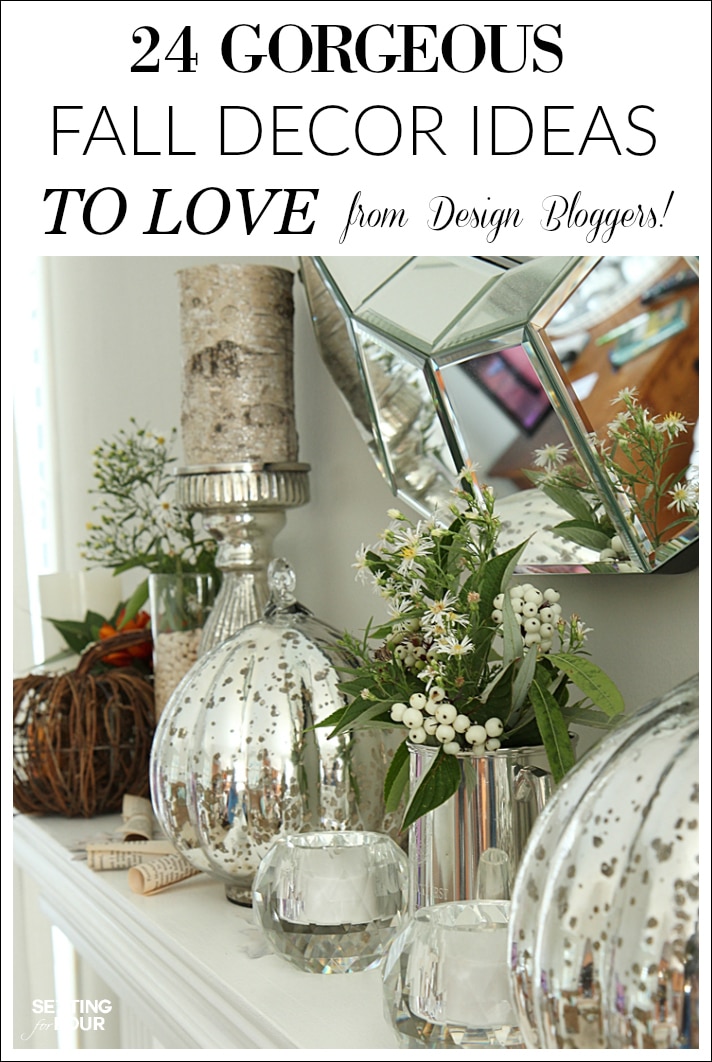 24 GORGEOUS Fall Decor Ideas to LOVE from Design Bloggers! 