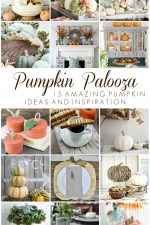 Fill your home with the sights and scents of Fall with these 15 beautiful pumpkin decor ideas and easy pumpkin recipes! It's a Pumpkin Palooza celebration including gorgeous pumpkin home decor, fun crafts & DIY projects and yummy pumpkin recipes for Fall and Thanksgiving! #fall #autumn #thanksgiving #pumpkin