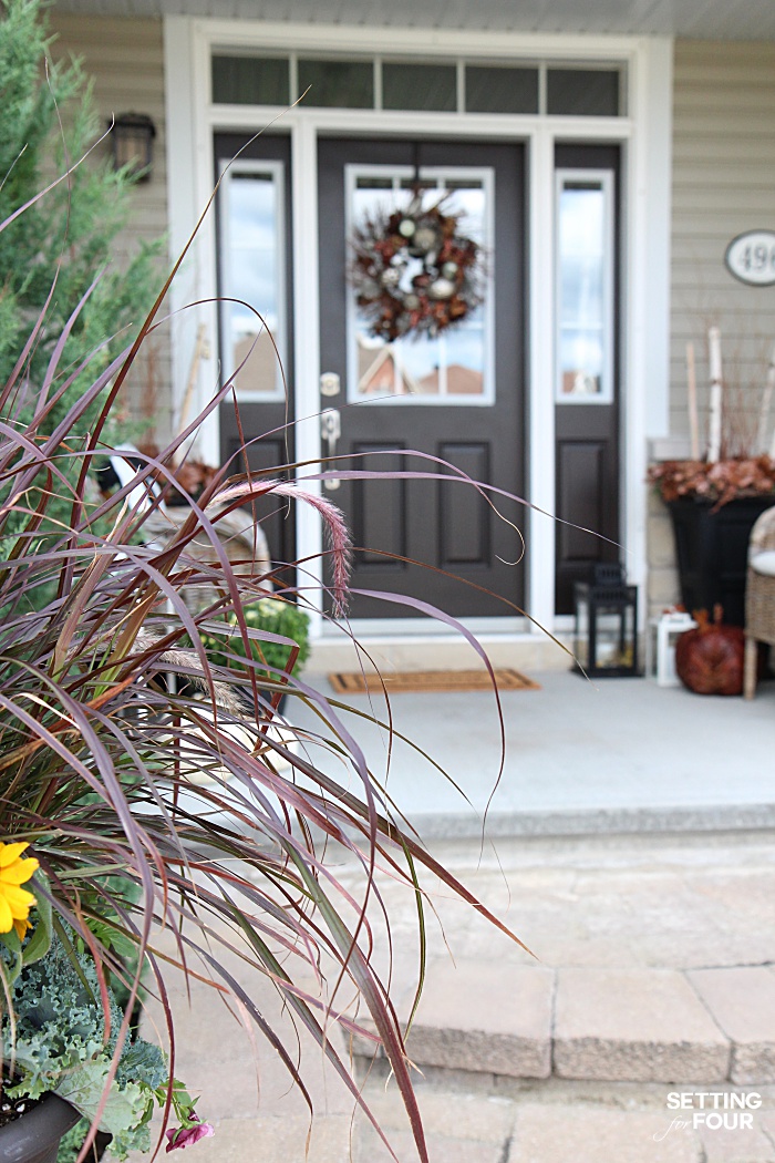 Welcome to my Fall Home Tour Part 2 - my Fall Front Porch! See my front porch decor ideas for autumn.