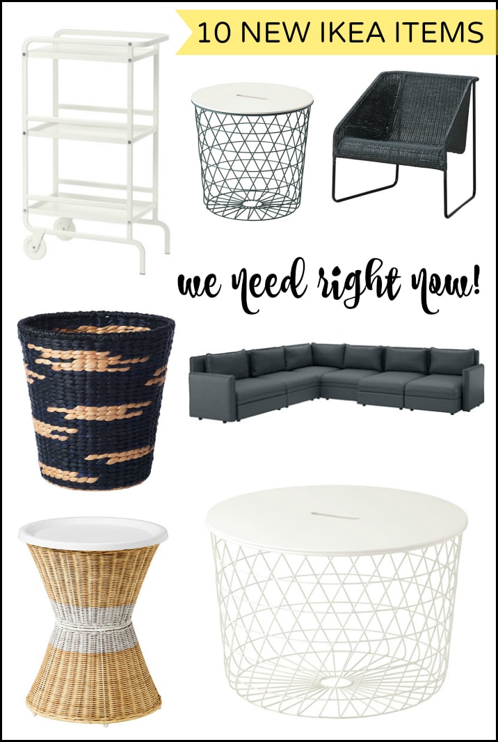 Must see! 10 NEW Ikea items we need right now! Gorgeous BRAND NEW looks and styles you and your home can't live without!