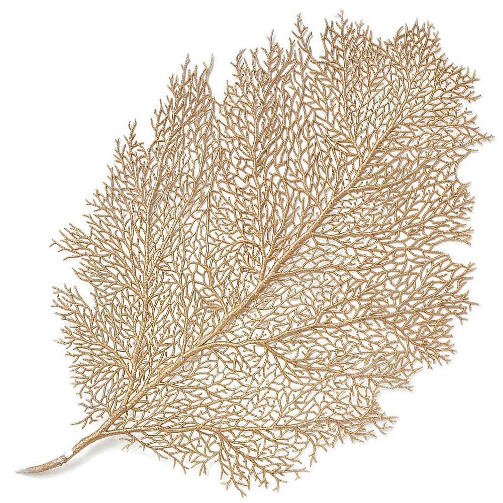 Gold branch placemat