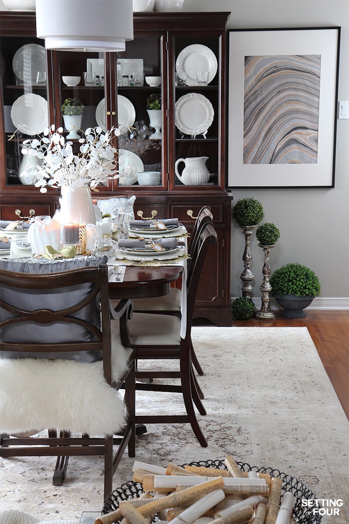 Budget Friendly Elegant Table For Thanksgiving - Decor Tips! - Setting