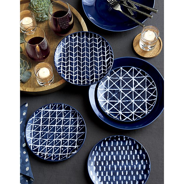 Indigo Blue Batik Plates - so pretty! 