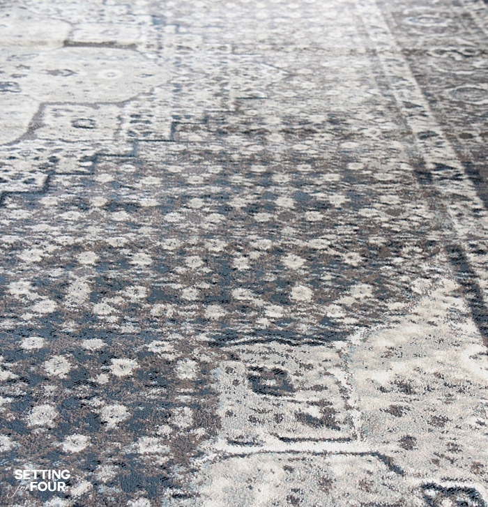 Area rug close up: Vintage Castle Medallion Area Rug