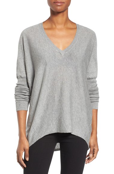 Heather Gray slouchy sweater - this looks so comfy!