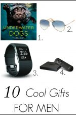 Stumped for a gift idea for the guy in your life? They are so hard to shop for aren't they? Check out this 10 Cool gift ideas for men list for 10 amazing gifts he'll love and actually use!