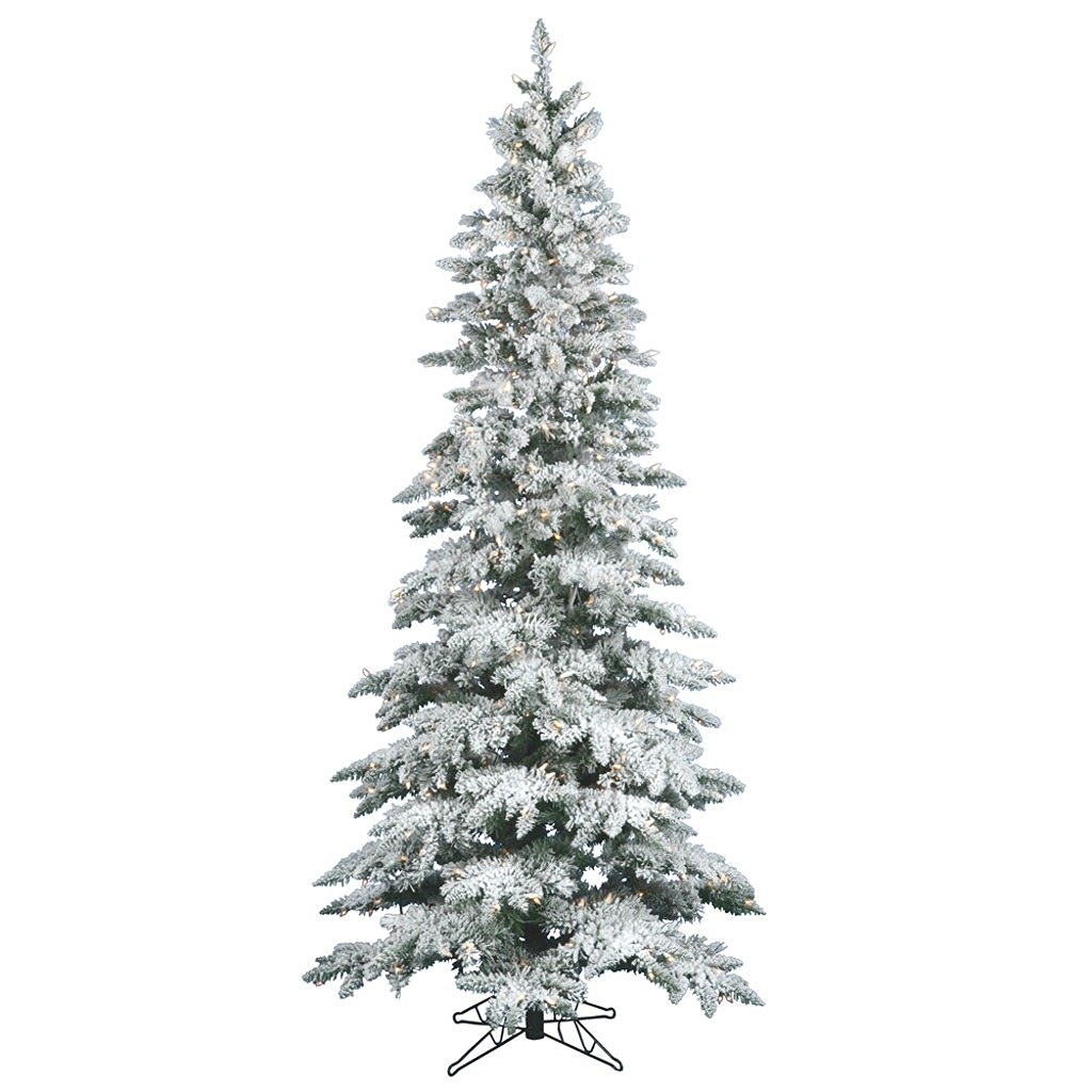 Christmas essential: the flocked Christmas tree! With it's fresh-from-the-forest pine tree style and decorated with a frosting of white snow - this tree is the perfect addition to any room in your holiday home!