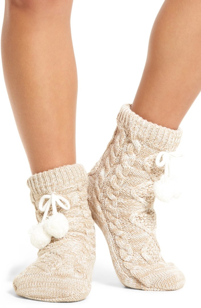 Cozy Lounge Socks: I love wearing cozy socks like this with leggings and a fleecy tunic or chunky sweater around the house in the fall and winter when the chill arrives. 