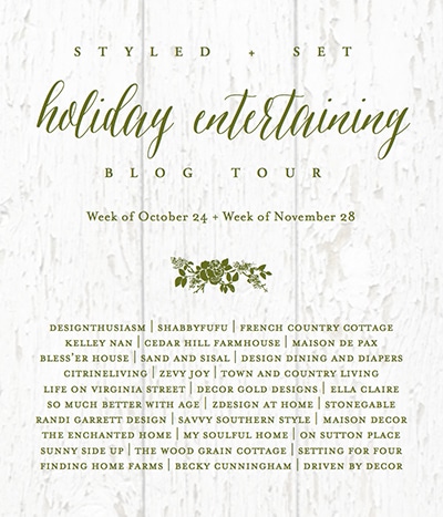 See 30 creative decor bloggers are sharing a gorgeous collection of Christmas Table Setting and Entertaining Ideas as part of an festive Styled + Set Holiday Home Entertaining Blog Tour. You'll find lots of inspiration to celebrate Christmas including: table top decorations, bar cart ideas and entertaining ideas for your holiday parties and family gatherings! 