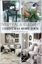 Neutral and Elegant Christmas Home Tour - Setting for Four