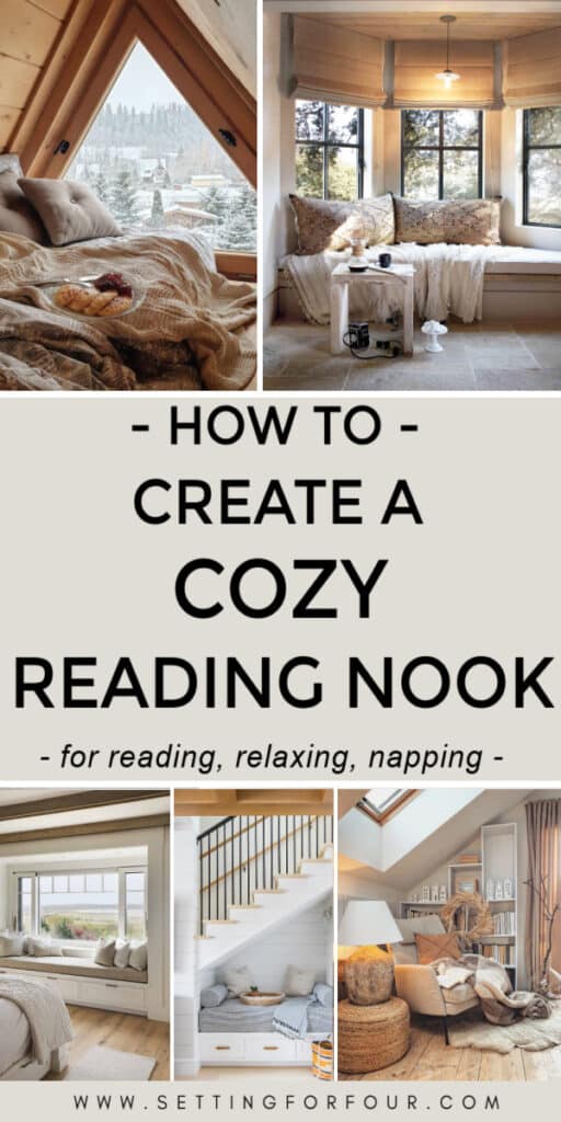 5 Cozy Small Spaces And Nook Ideas - Setting For Four Interiors