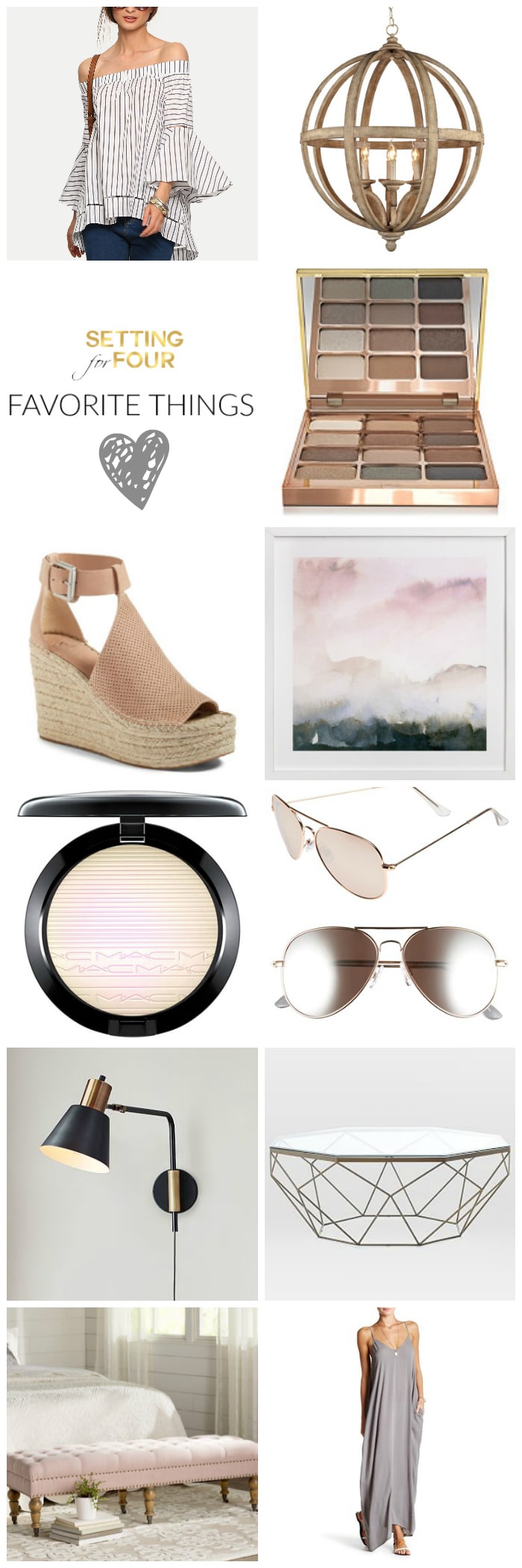 See My Favourite Things List- Decor, Fashion and Beauty to CRUSH ON!