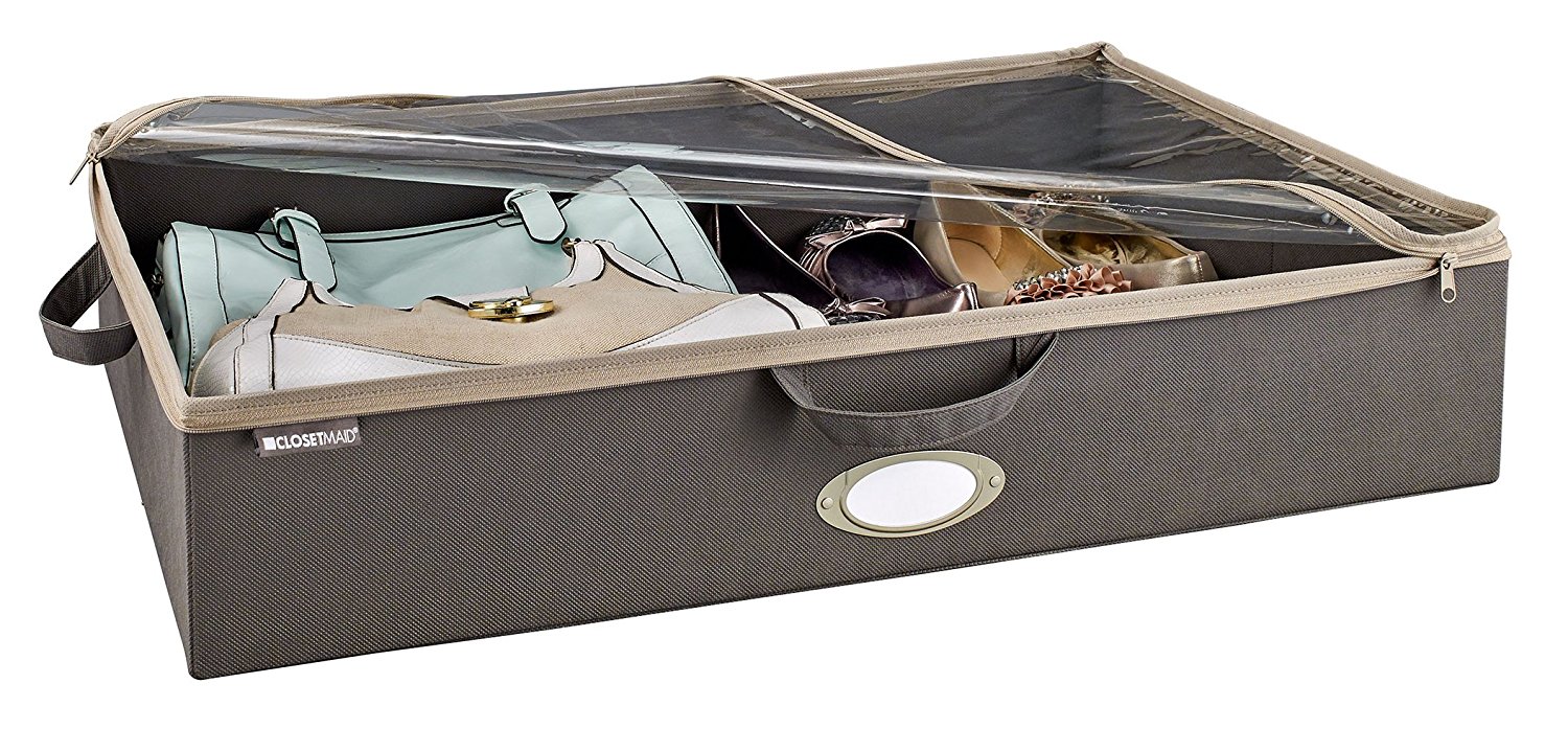 Under the bed container organizer and 10 brilliant closet organization ideas!