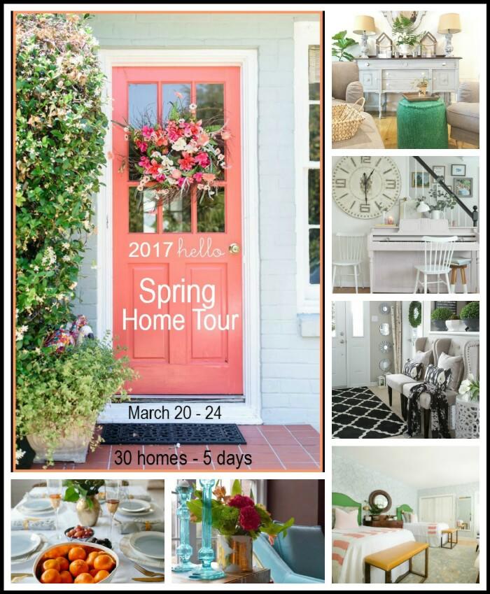 Get tons of Spring design and home decor inspiration and see these 6 beautiful Spring home tours! Celebrate spring in the home with Spring bouquets, table settings and room decor ideas.