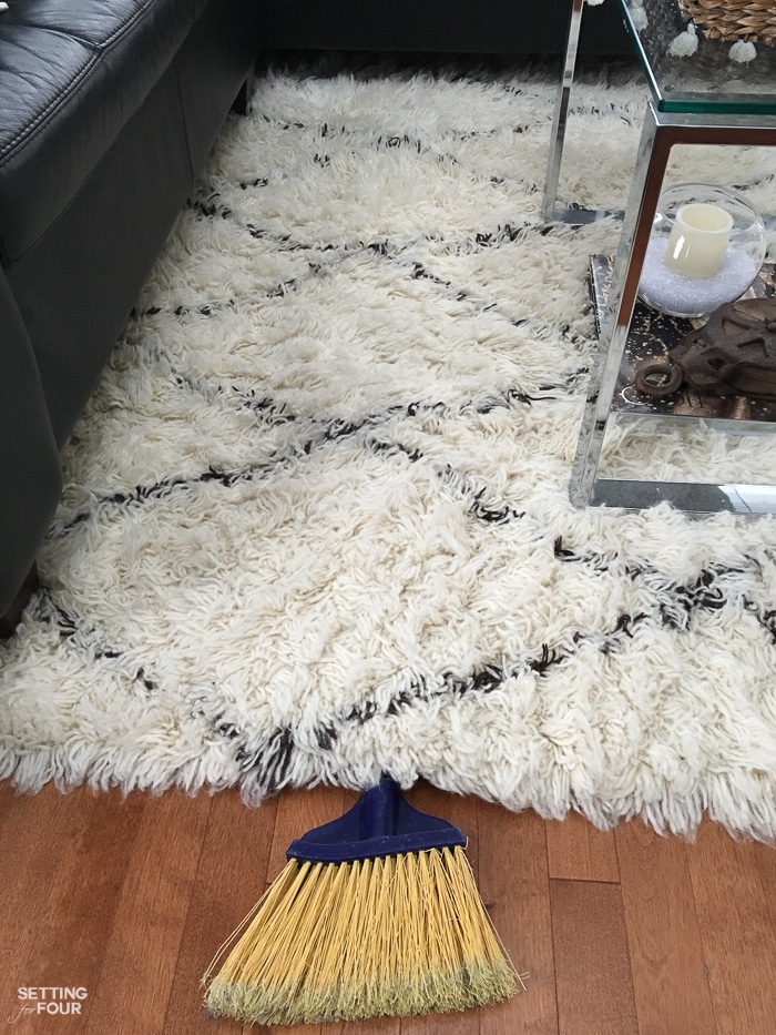 Incredible Wool Carpet Stain Remover & Cleaning Trick. Cleaning hack.