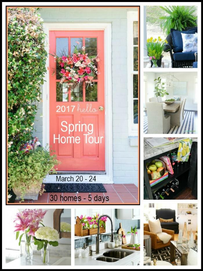 Get tons of Spring design and home decor inspiration and see these 6 beautiful Spring home tours! Celebrate spring in the home with Spring bouquets, table settings and room decor ideas.