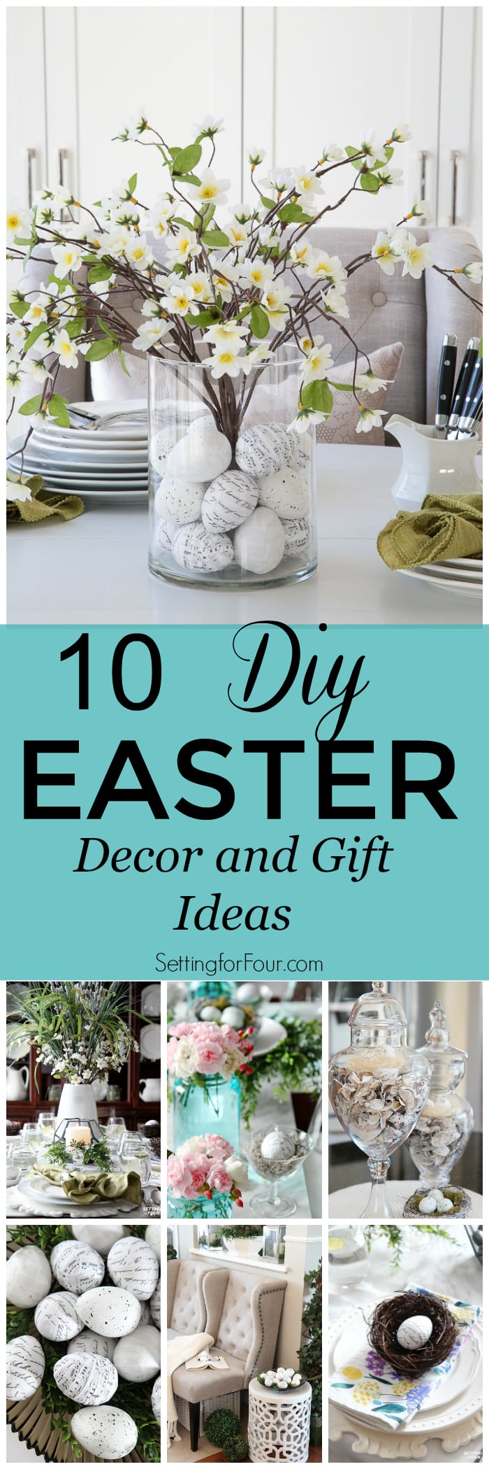 Celebrate Easter with these 10 DIY Easter Home Decor and Gift Ideas!