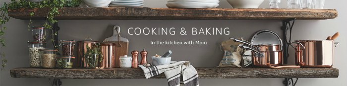 Amazon Mother's Day Shop: Gorgeous Cooking and Baking items to dress up Mom's Kitchen!