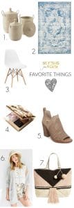 My FAVORITE THINGS! Gorgeous decor to add style to your home, beauty items to add to your makeup bag and fabulous and chic fashion looks!