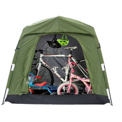 10 Plus Handy and Clever Outdoor Storage Solutions - An outdoor bike tent is a must!