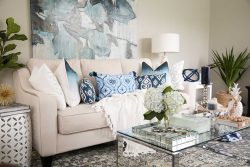 Decorating with Indigo Blue, Black and Gray : Shades of Summer Home