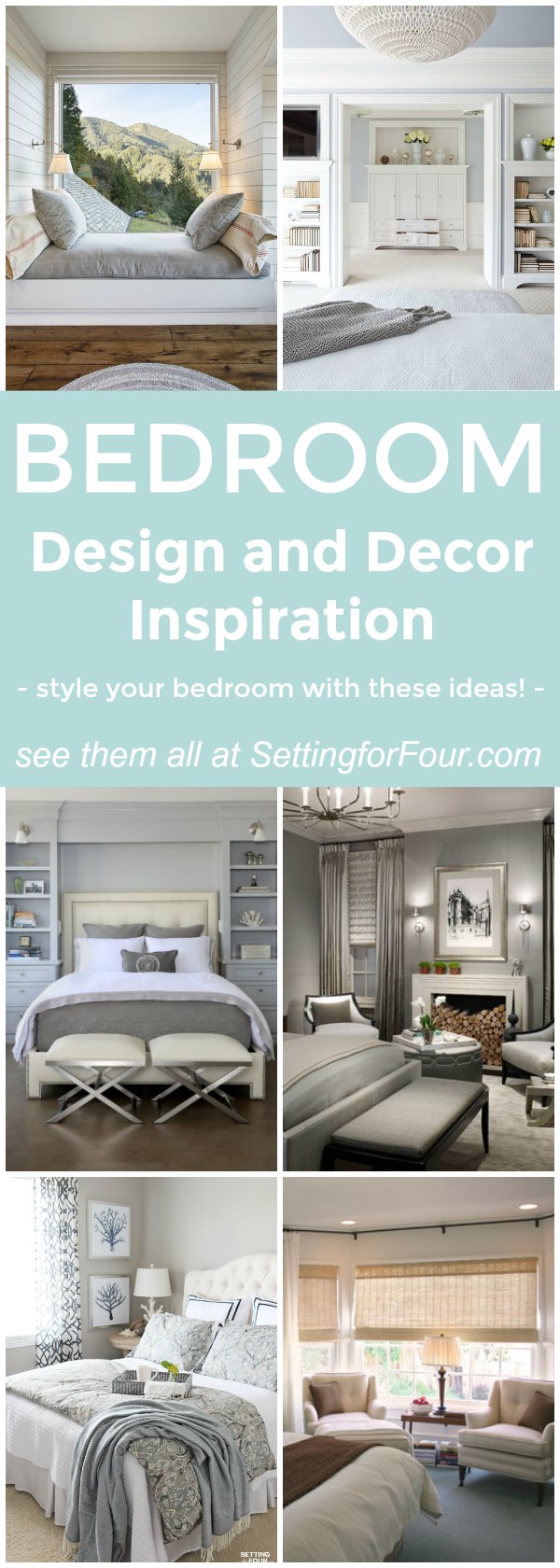 HOME DECOR IDEAS FOR YOUR BEDROOM! See these gorgeous bedroom design and decorating ideas to add to your own master bedroom and guest bedroom! Use these inspirational ideas to turn your room into a dreamy relaxing oasis!