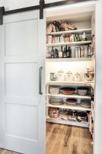 Pantry Design Ideas with Rolling Door