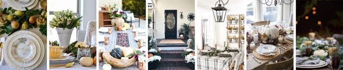 Styled and Set Thanksgiving Entertaining Blog Tour - see 28 creative design bloggers Fall and Thanksgiving decorating ideas!