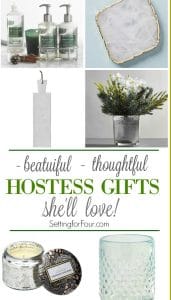 Need to pick up a hostess gift for the holidays to wow the hostess? Check out these 10 Beautiful Hostess Gift Ideas She'll Love! Being a great guest means being thoughtful and appreciative of the invite. Give her a beautiful hostess gift that she'll love - You'll want one for yourself too! These also make great stocking stuffer ideas, so pick up a few for the holidays and stash away to gift later!