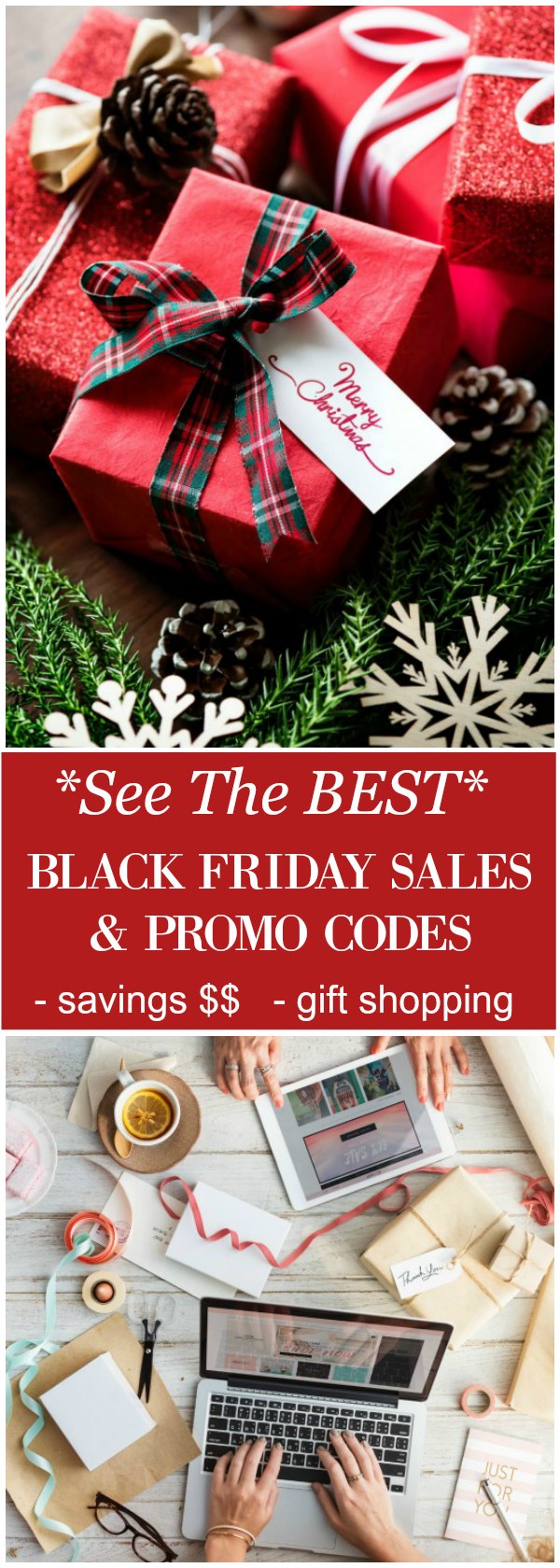 See This List of Best Black Friday Sales & Promo Codes! Shop in your pajamas and avoid the crazy lineups! #blackfriday #shopping #sale #promocodes #savemoney #online #christmasgifts #christmas