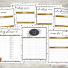 This gorgeous Holiday Chic Planner will organize you for the holidays so you don't miss a thing! 27 printable pages. #planner #Christmas #holiday #printable #organization #menu #gift