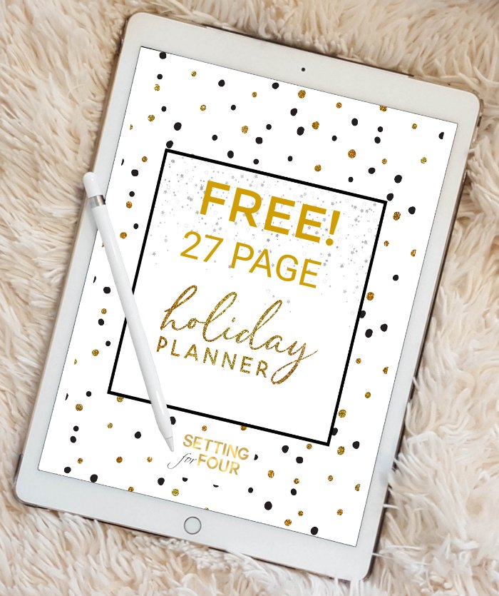 Free holiday planner pack 27 free printable pages to organize and
