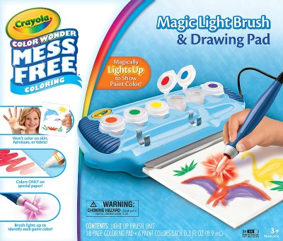 Crayola Color Wonder Magic Light Brush & Drawing Pad, Mess Free Coloring - see it and all the BEST TOYS FOR KIDS GIFT GUIDE with 12 top kids gift ideas!