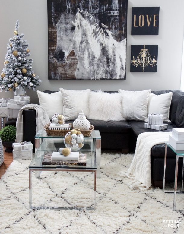 Christmas Family Room Decor Ideas Setting For Four Interiors