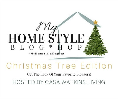 Beautiful holiday home decor ideas: See 25 gorgeous Christmas trees and your favorite bloggers' decorating styles in this inspiring 'My Home Style Blog Tour: Christmas Tree Edition'!