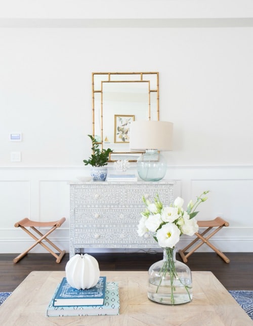 Looking to update your home? Bone inlay a big 2018 home trend. See all 10 design and decor trends and learn how to add them to your home!