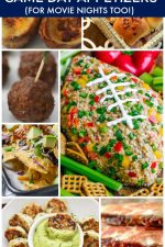 See these 15 Delicious Game Day Appetizers (perfect for movie night too!) Football and comfort food go hand in hand and these 15 yummy recipes will be sure to please your family and friends! For a large party, tailgating or any time. Includes dips, cheese balls, quesadillas, meatballs and other appetizer recipes.