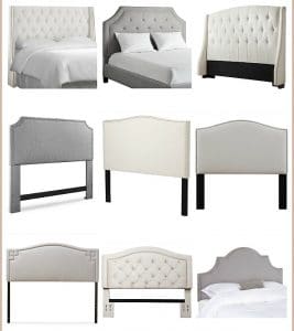 Wow! I'm loving these 35 Stylish and Affordable Headboards to turn your bedroom into a relaxing, dreamy oasis! I've rounded up the most gorgeous and inexpensive headboards in neutral colors to give you lots to choose from - turn a boring bedroom into the bedroom of your dreams!