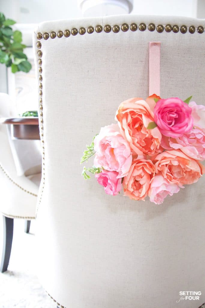 Easy Faux Floral Wreath DIY Tutorial Setting For Four Interiors