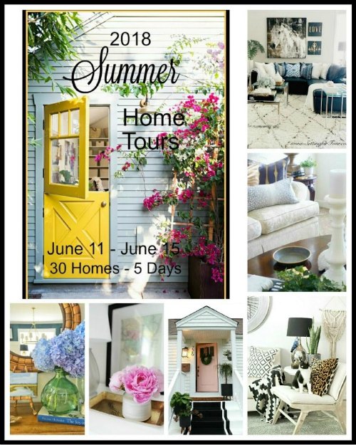 2018 Summer Home Tours of bloggers homes decorated for summer! #decor #decorideas #summer #hometour