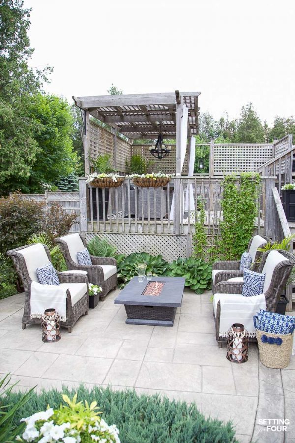 Outdoor Patio Ideas, Patio Furniture and Backyard Decor - Setting For