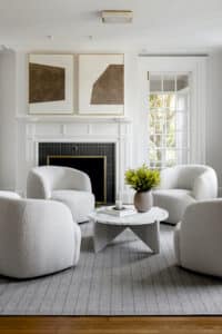 How to make a small living room look bigger! Design tips and tricks. Furniture selection and furniture arrangement ideas. Living room decor ideas.