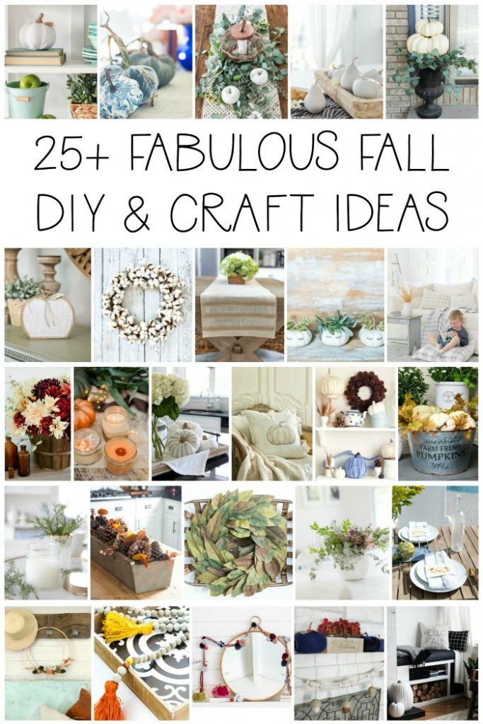 25 NEW and FABULOUS Fall DIY and Craft Ideas! Quick and Easy ways to decorate your home for Fall! #diy #decor #diydecor #fall #craft #tutorial